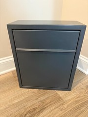 Base by Bravios – Modern Wall-Mounted Anthracite Mailbox | Open Box