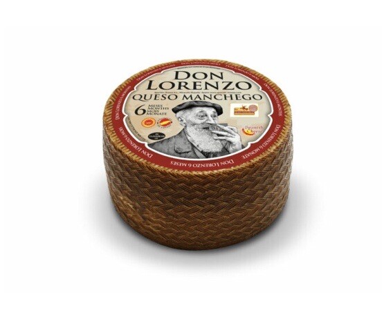 Manchego Don Lorenzo DOP Original cheese aged 6 Months Whole Wheel of 6.5 pounds gallery