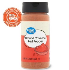 Great Value Ground Cayenne Red Pepper, 5.2 oz Container