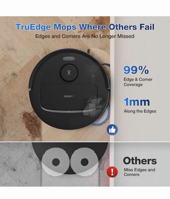 ECOVACS DEEBOT N30 Pro Omni Robot Vacuum and Mop, 10000Pa Suction 140°F Hot Wate gallery