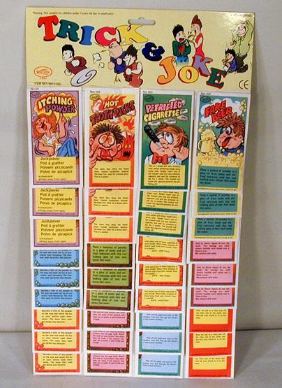 36 assorted TRICK AND JOKES gag pratical joke items tricks pranks gags funny new gallery
