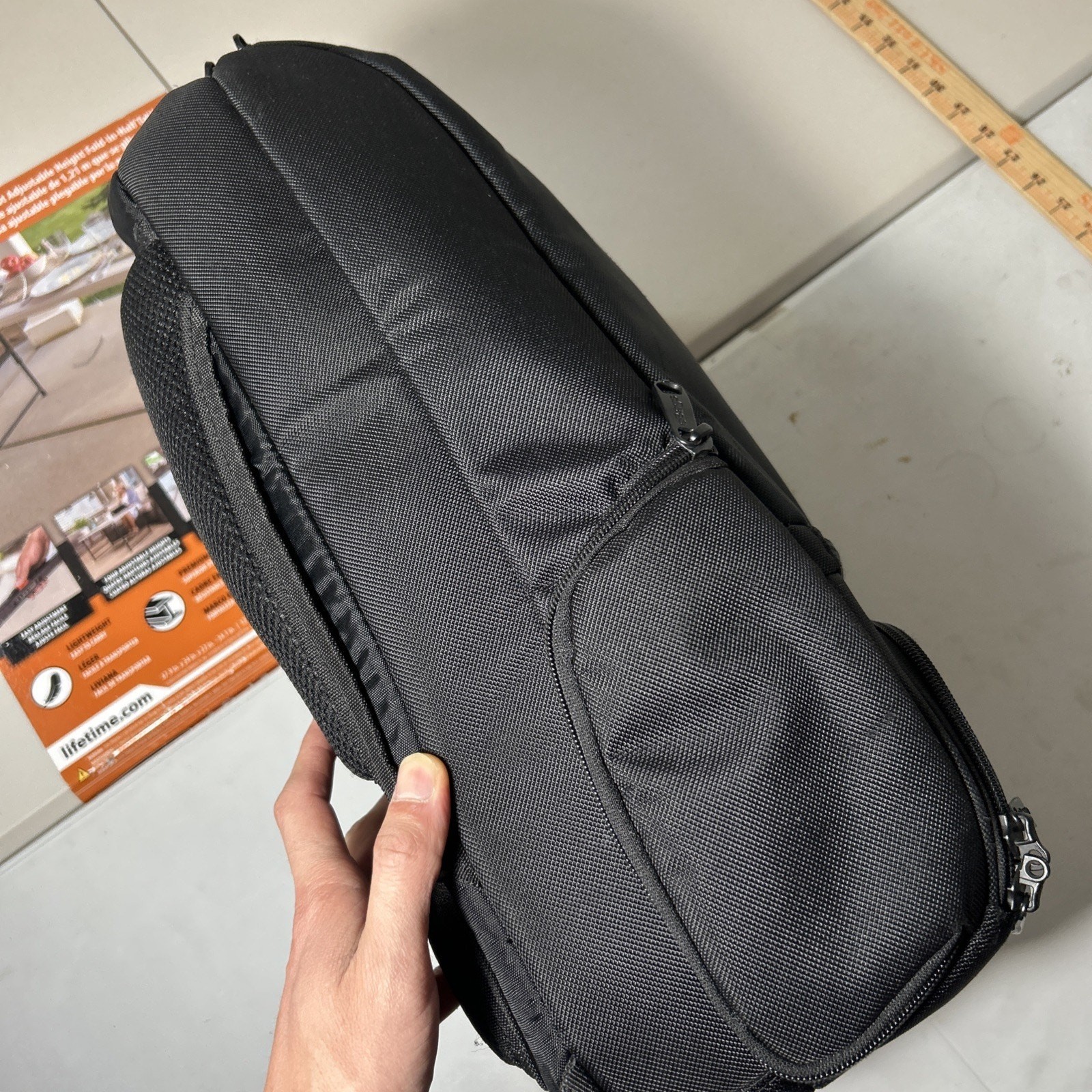 eBags TLS Pro Slim 2146 Model Laptop Backpack Black 15.5" + Cube Case Durable 4