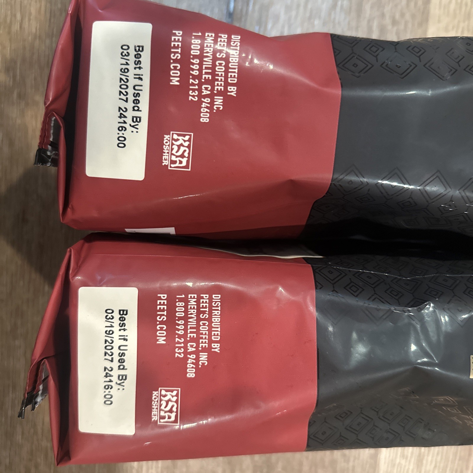 8 Pounds Peet’s Major Dickason’s Blend Dark Roast Whole Beans gallery
