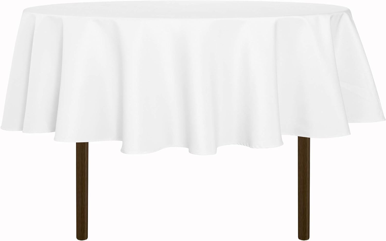 60 Inch round Tablecloth (Fits 20-48 Inch Tables), Water Resistant Spill Proof W gallery