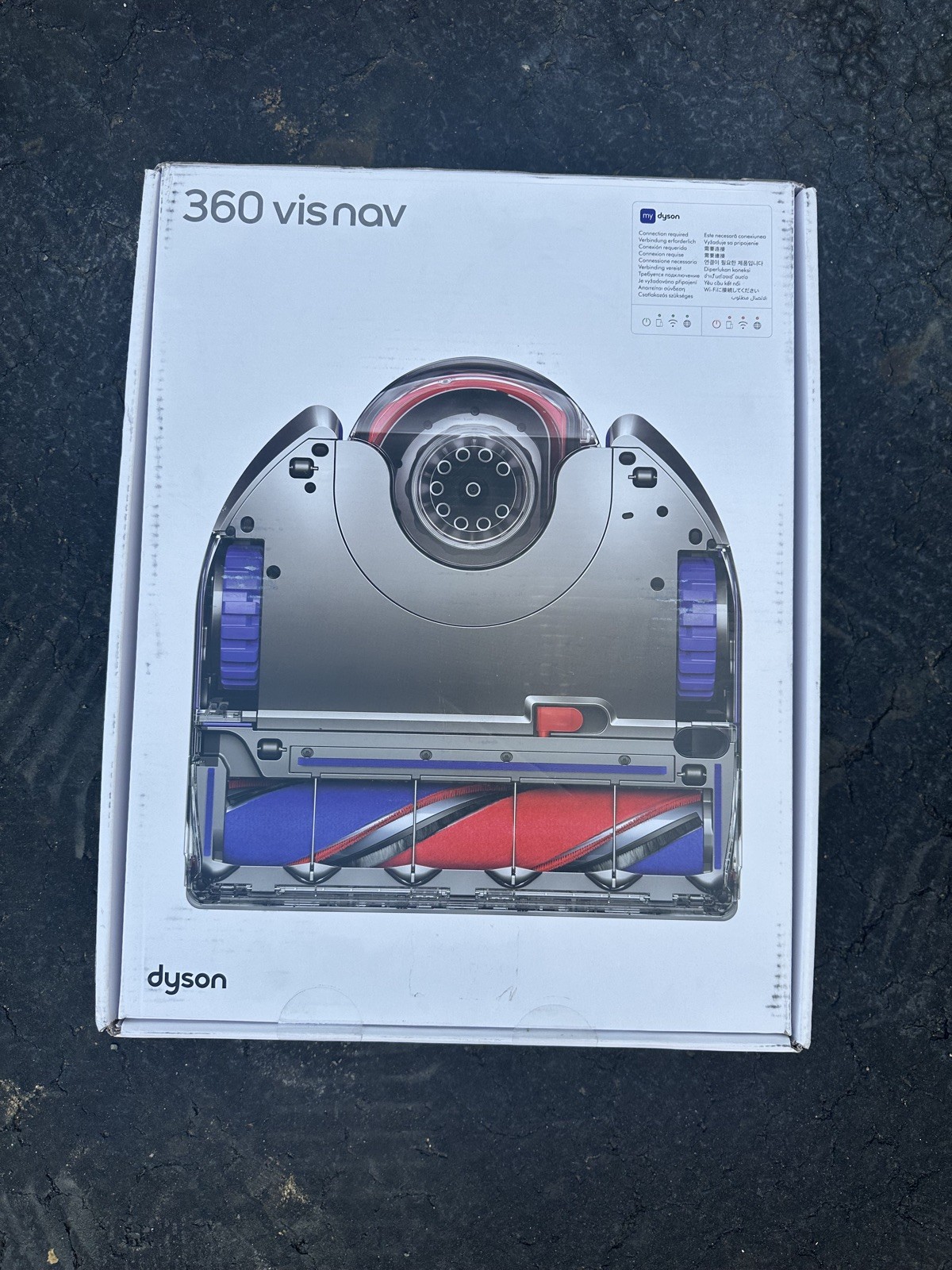 Dyson 360 Vis Nav Robot Vacuum In Blue/Nickle With Smart Navigation (304619-01) gallery