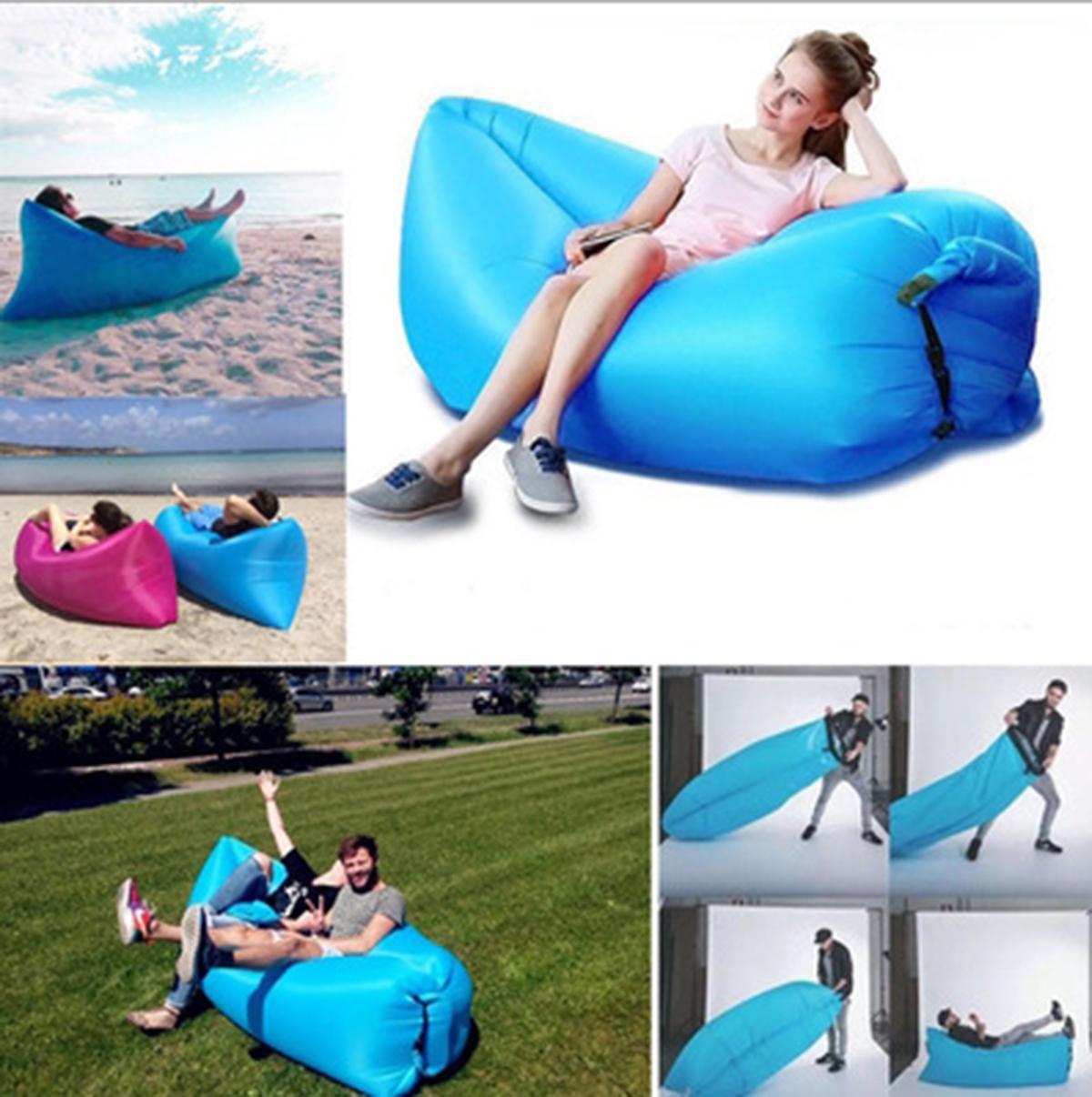 Waterproof Inflatable Outdoor Sofa Camping Bed Portable Party Couch (6 Colors) gallery