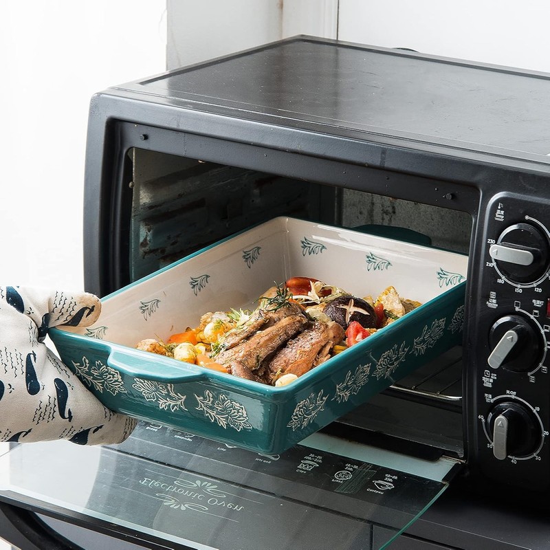 Baking Dish Ceramic Lasagna Pan Casserole Dish 3-Piece Bakeware Sets Baking gallery