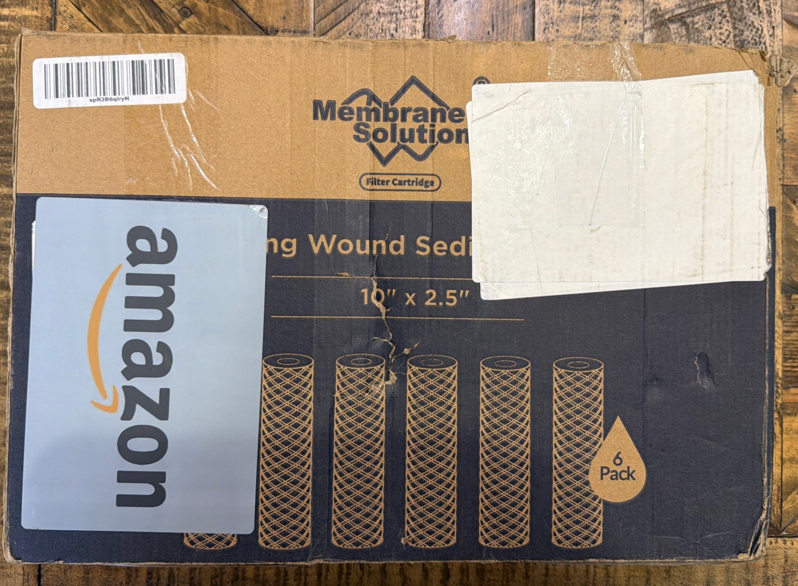 Membrane Solutions PP String Wound Sediment Filter 10"x 2.5" - 5 Pack, Open Box gallery