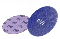 50PCS 6″ 150mm Hook&Loop Abrasive Mesh Sanding Discs P80 for Metal Wood Grinding