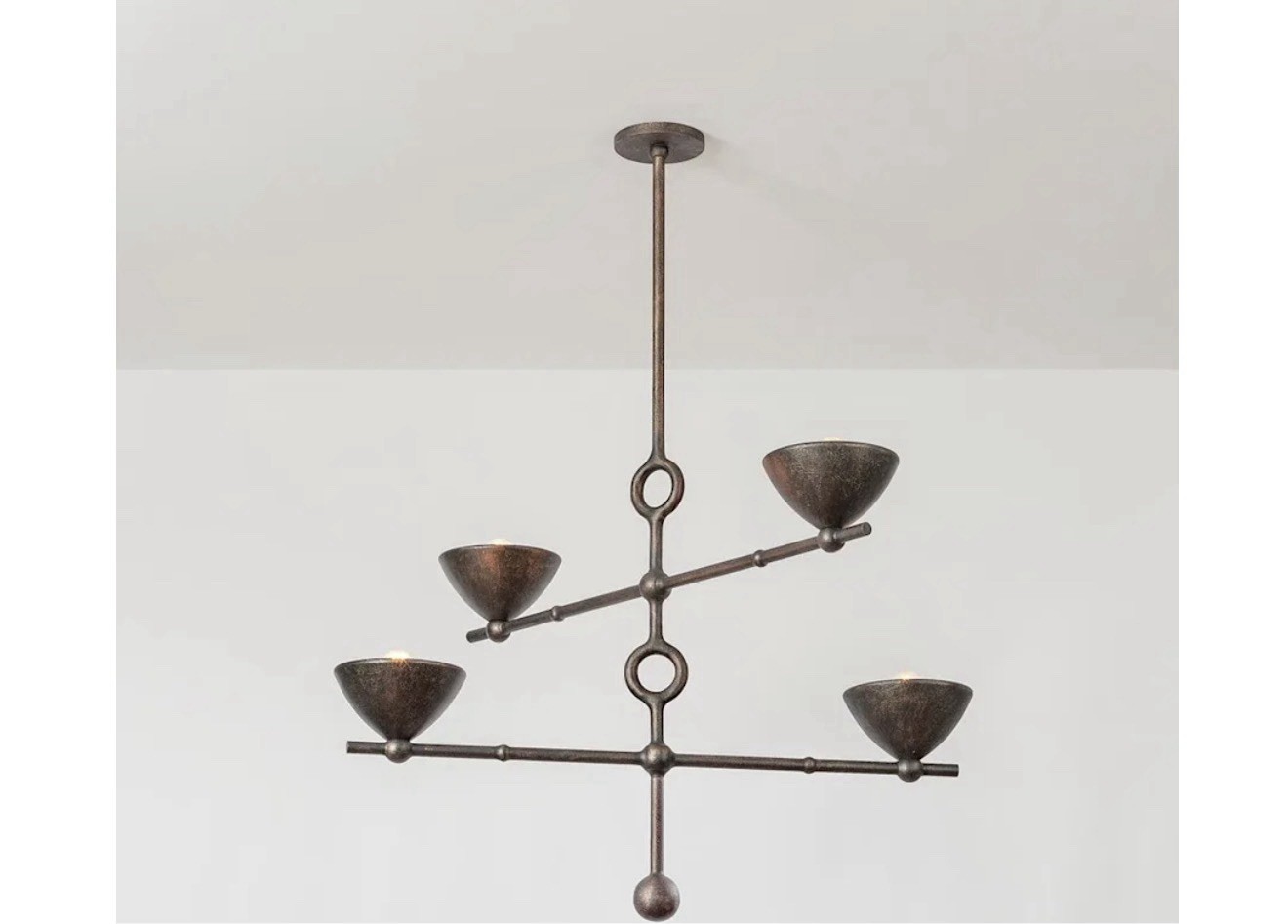 Troy Lighting Vishal 4 Light 38" Wide Chandelier Model F2338BPG VishalCollection gallery