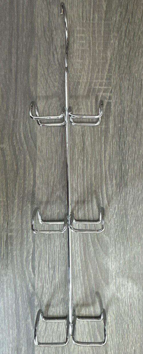 mDesign Metal Wire Over The Closet Rod Hanging Storage Organizer Storing Purse gallery