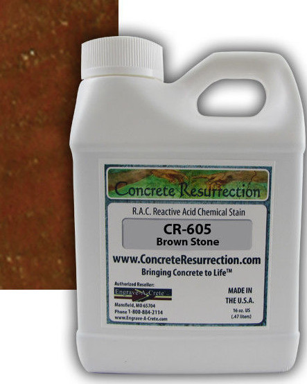 Professional Grade Concrete Acid Stain - 16 ounce size **12 Colors Available*** gallery