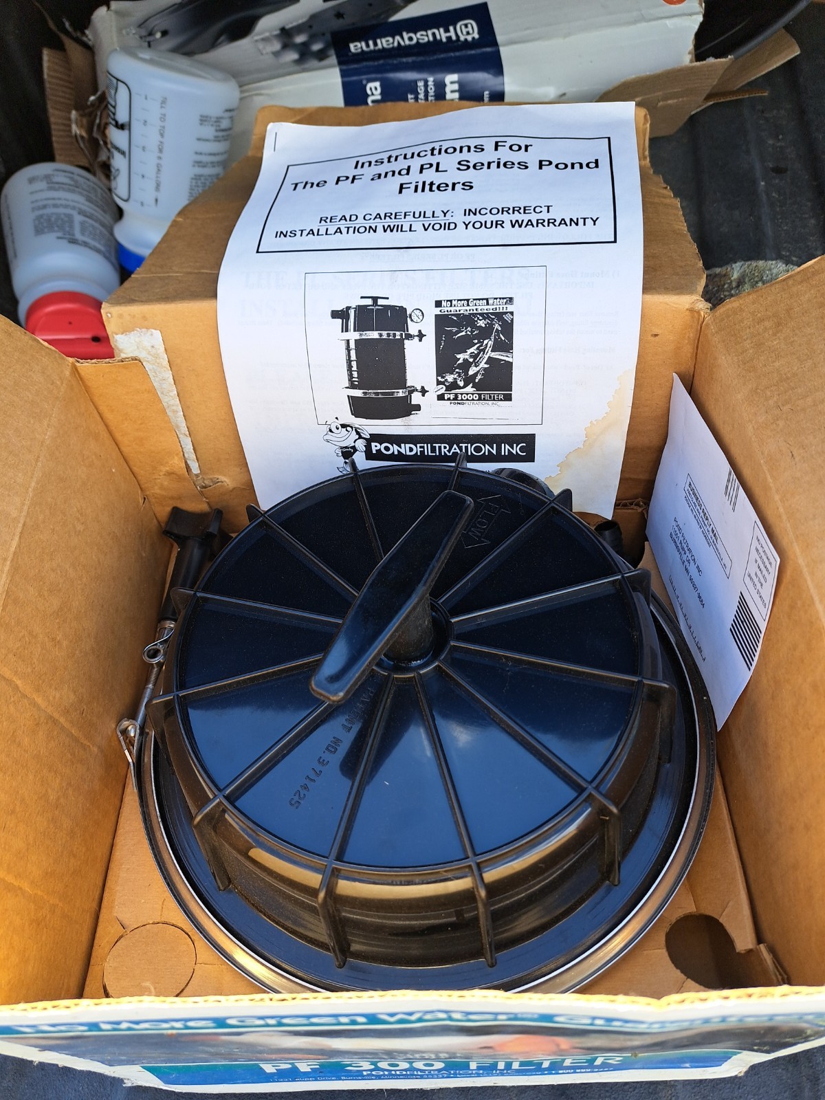 Pond Filtration Inc. 300 Gallon Pond Filter PF300 Clatify, Purify Pond Water gallery