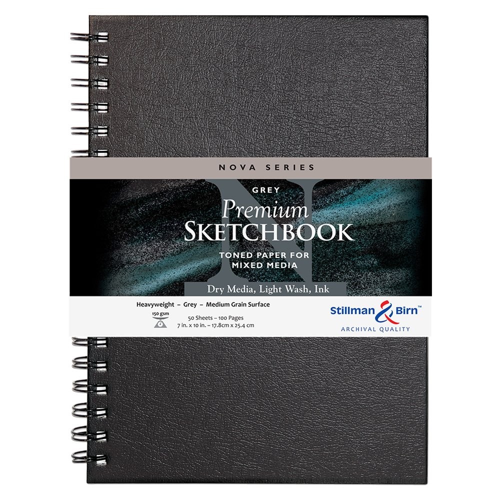 Stillman & Birn Nova Series - Wirebound Sketchbook - Portrait 7 x 10 - 150gsm
