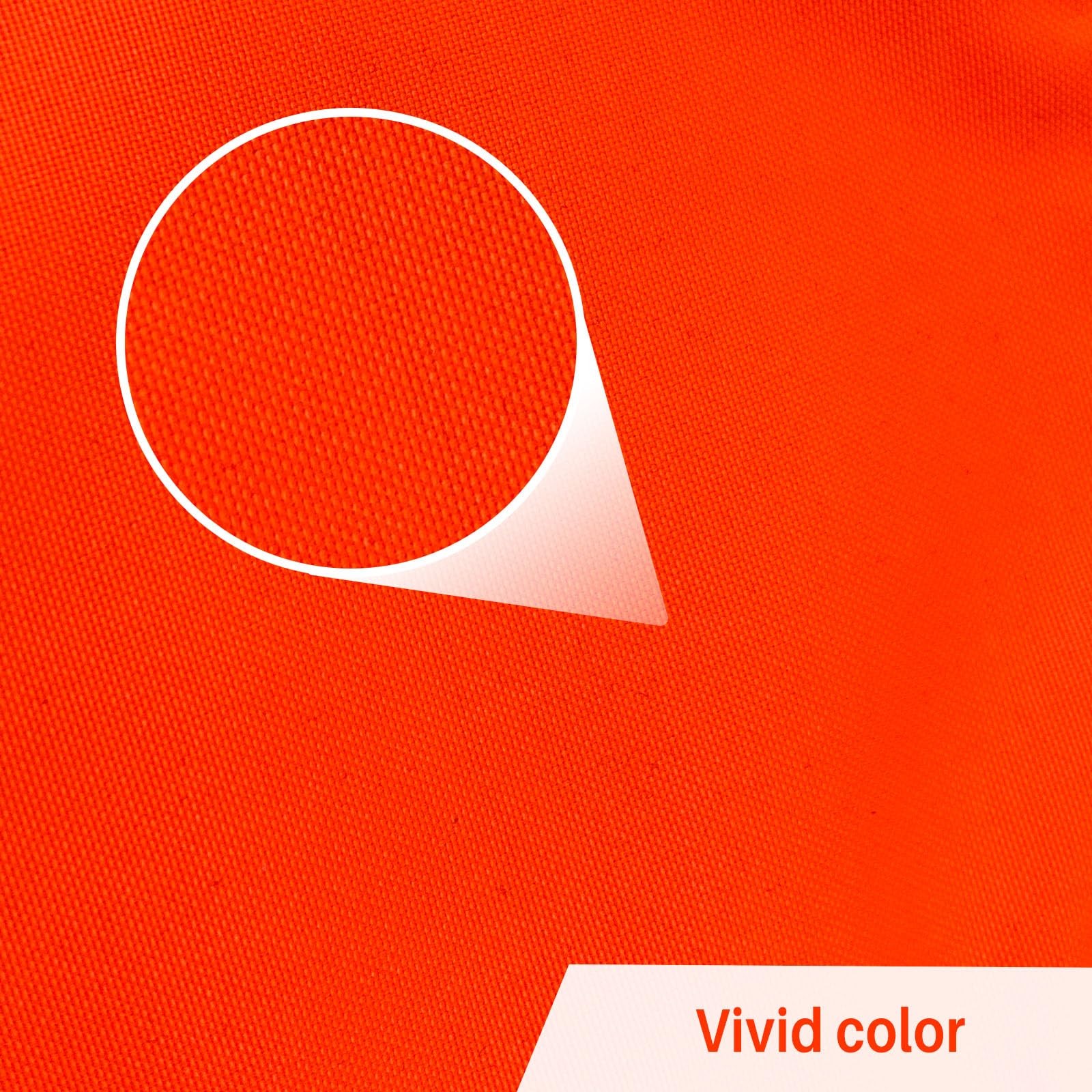 Orange Safety Flag 9X12 Inch 2 Pack for Boat UTV ATV, Vivid Color Warning Ora... gallery