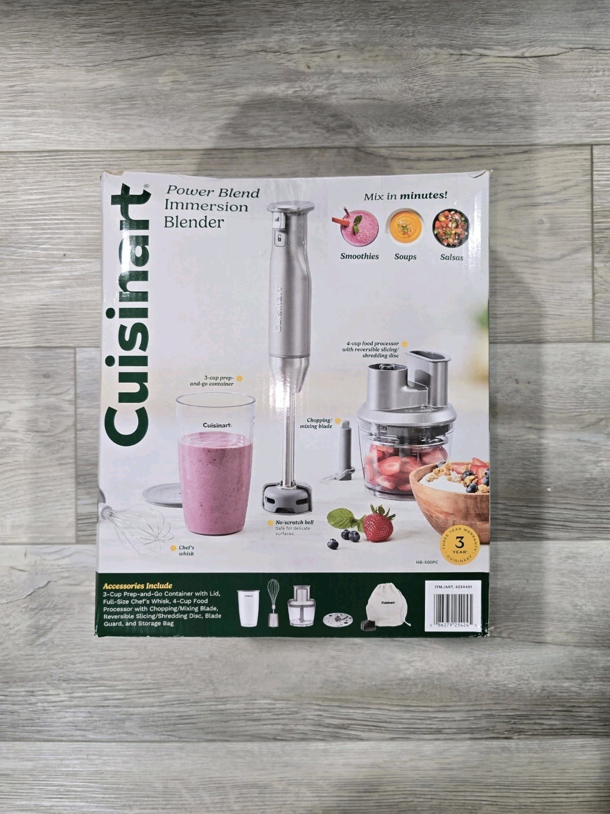 Cuisinart Power Blend Immersion Blender New Open Box gallery