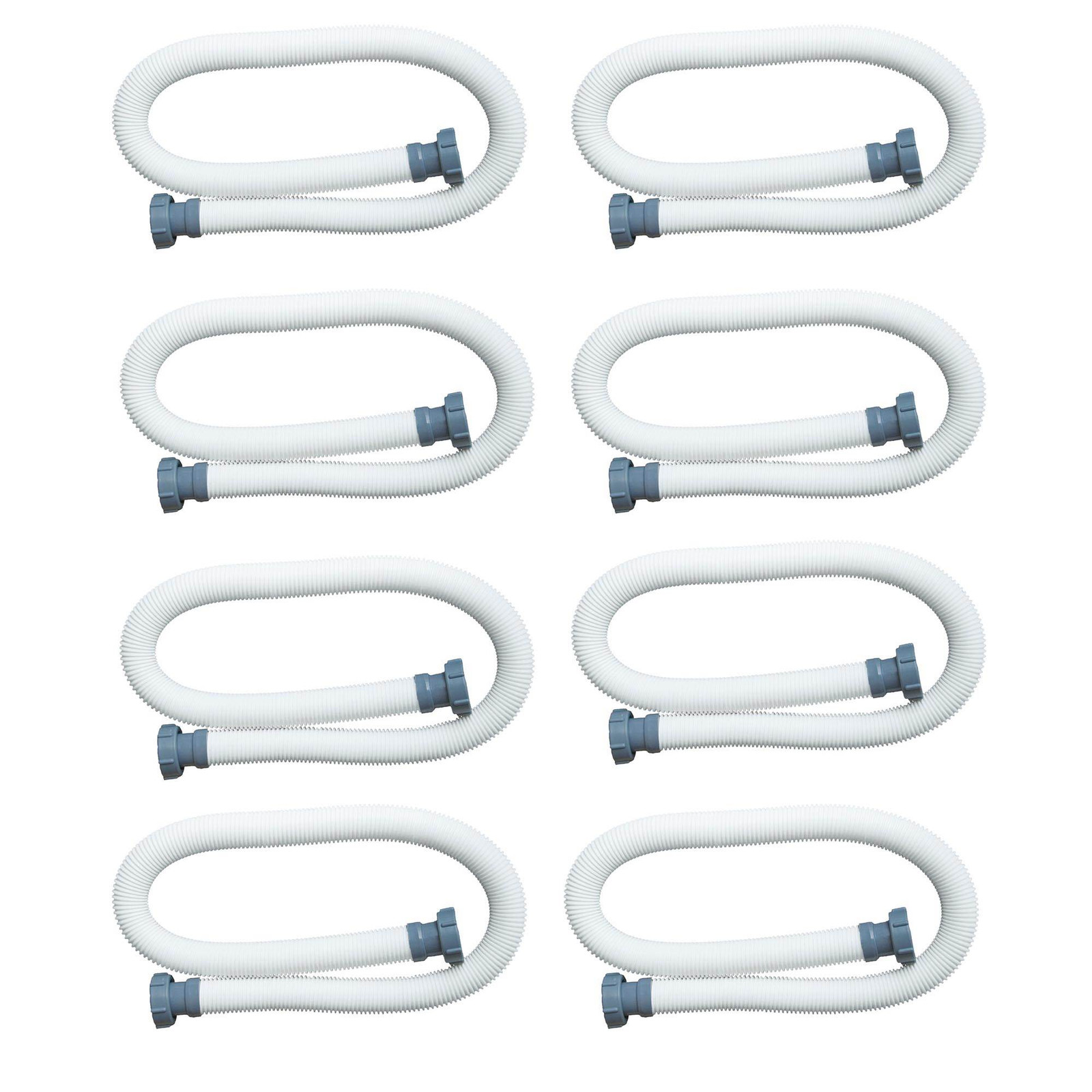 Intex 1.5 Inch Diameter Water Accessory Pool Pump Replacement Hose (8 Pack) gallery