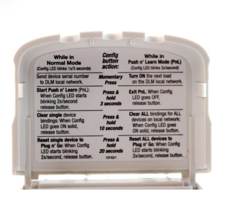 LMPL-101 Digital Plug Load Room Controller 120V RJ-45 DLM Device On/Off, White gallery