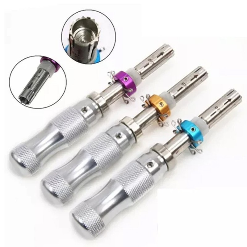 3PC 7 Pin Advanced Tubular Lock Tool Set For Padlock Hook Tool Seal Pick Puller- gallery