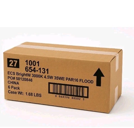 EcoSmart 35W LED Light Bulbs*Bright White*12-Bulbs*6x2*PAR16*Flood*Dimmable*4.5W gallery