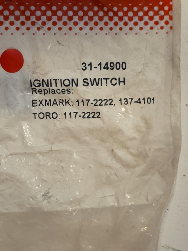 Rotary 31-14900 Ignition Switch Exmark Toro 117-2222 6 Terminal Snap-In gallery