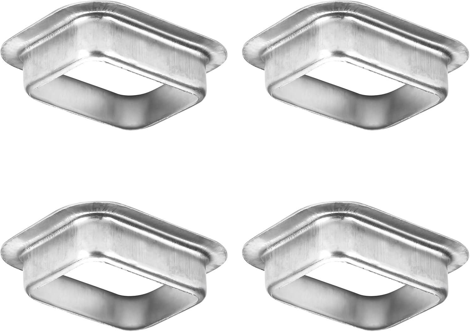 VYH 2" x 3" Rain Gutter Downspout Drop Outlet Aluminum K Style (4 Pack) 2 x 3 gallery