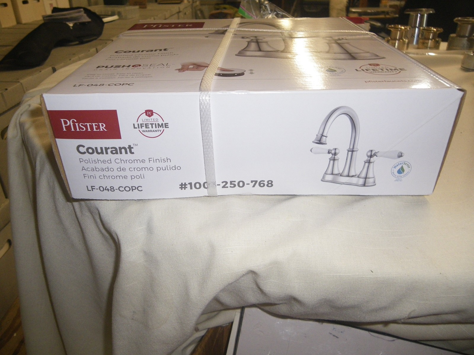 Pfister Courant 4 in. Centerset 2-Handle Faucet Polished Chrome LF-048-COPC gallery