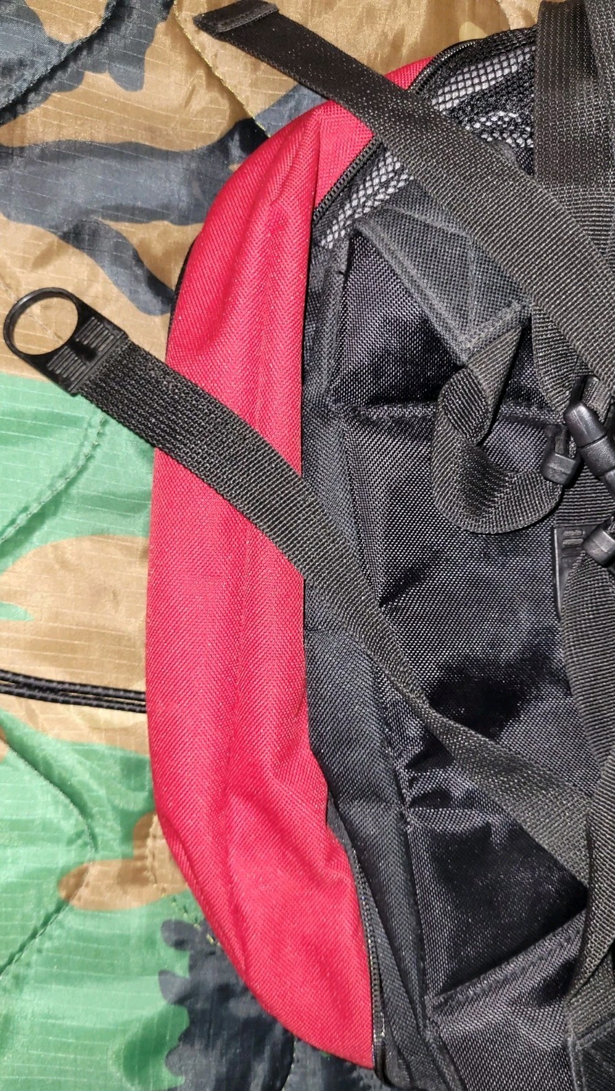High Sierra Backpack Red White And Silver 5