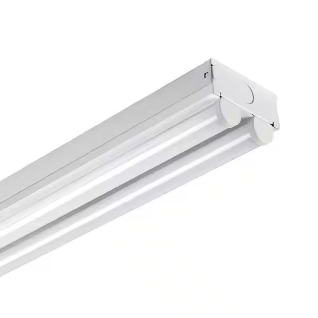 Metalux 4 ft. 2-Light Linear White Integrated LED Ceiling Strip Light with 4200 gallery