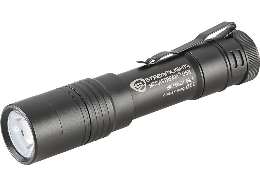 Streamlight 66210 MegaStream USB Rechargeable Flashlight, 1800 Lumen, Black gallery