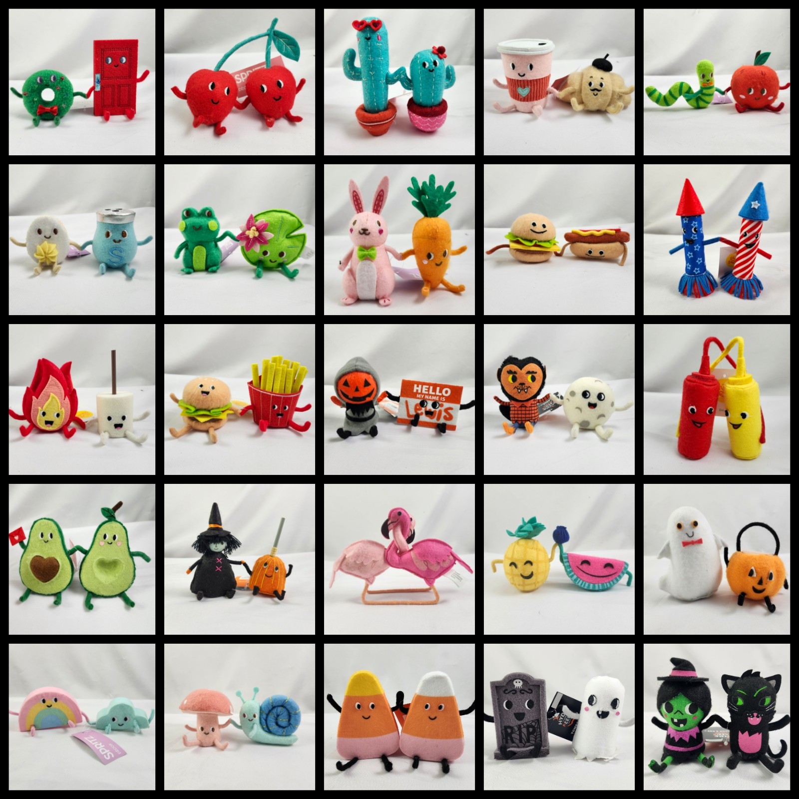 YOU PICK Target Felt Duo Figurines Wondershop Hyde & Eek Spritz 2022 23 24 25 gallery