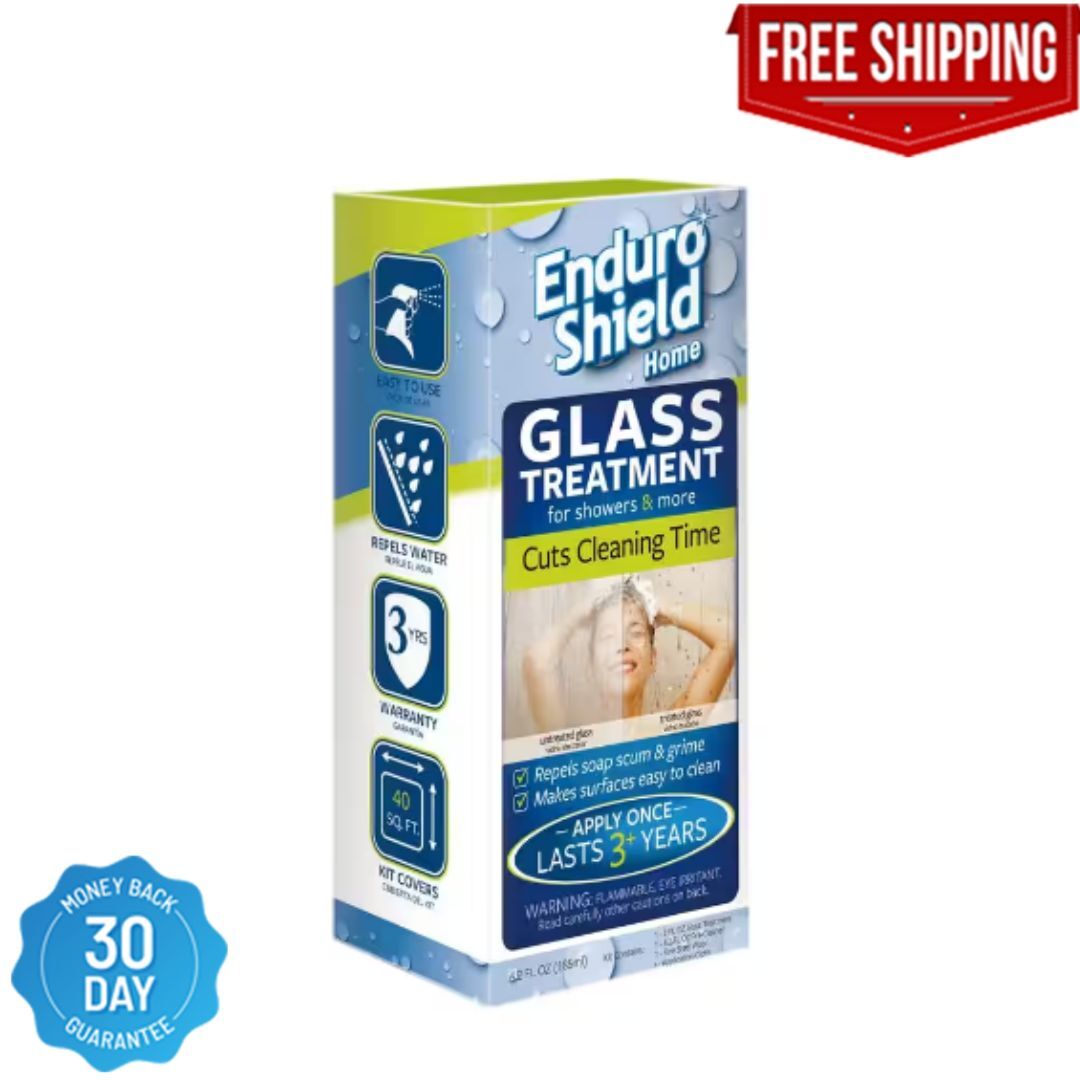 Enduroshield Glass Showers Treatment Kit 2-Oz Coating 4.2-Oz Cleaner Bathroom gallery
