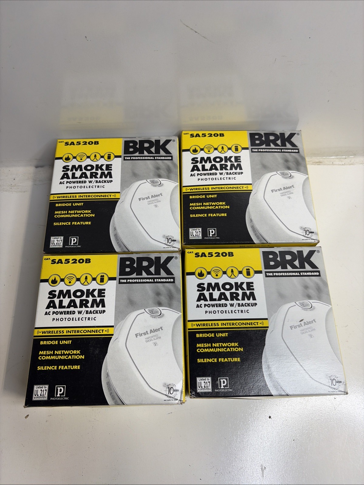 BRK SA520B Smoke Alarm Wireless Interconnect Photoelectric AC Powered w/ Backup gallery