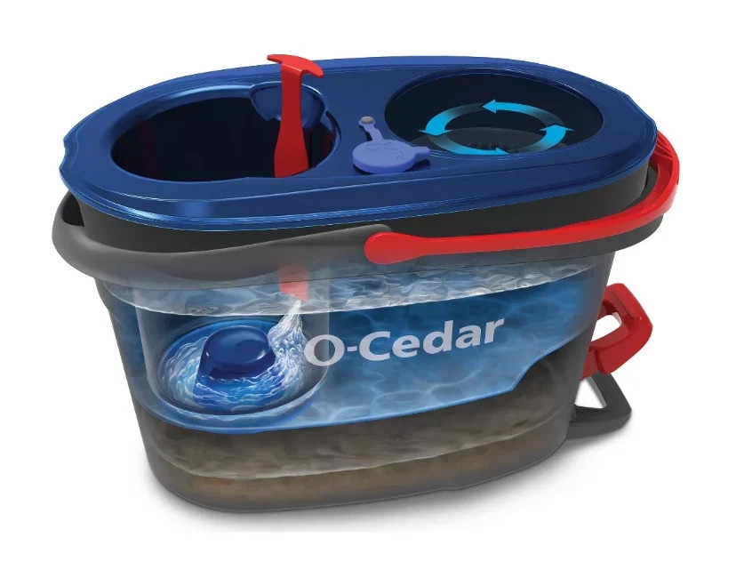 O-Cedar RinseClean Spin Mop & Bucket System Model # 168534 -New gallery
