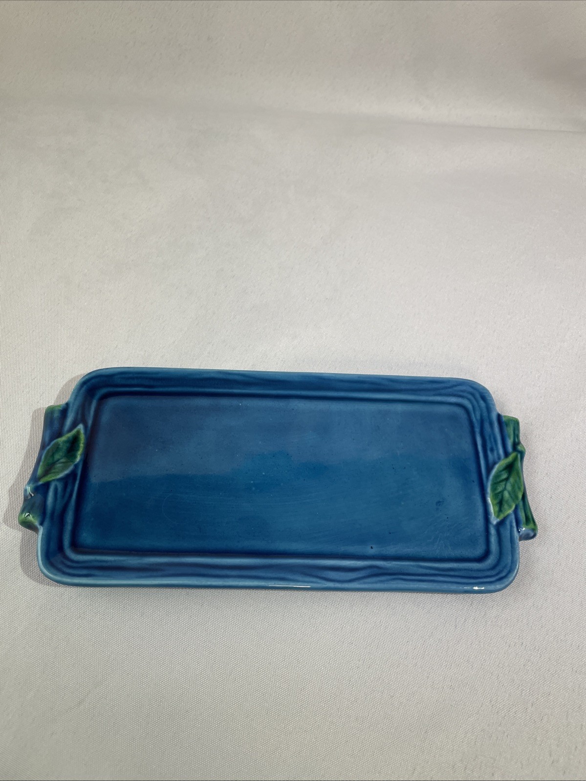 Indigo Blue Butter Dish Inarco Japan E40 gallery