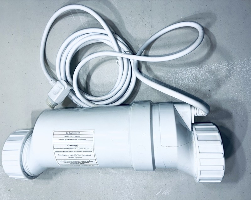 Salt Chlorination Cell Replacement CELL-15/89420001 40K Gallons 13.5ft Cable gallery