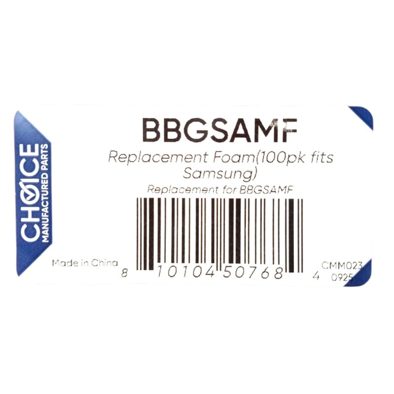 Bounce-B-Gone BBG Replacement Foam Inserts for Samsung Suspension Rods 100ct gallery