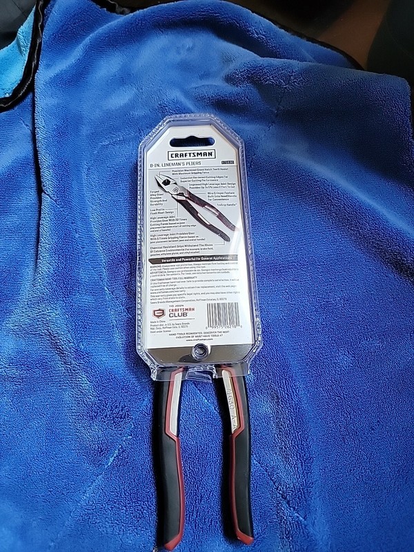 Craftsman Lineman Pliers With Wire Cutter With TruGrip Handle 71630 New in Pack gallery