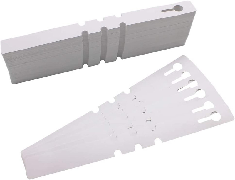 200Pcs Plastic Plant Labels Wrap Around Tree Tags Adjustable White gallery