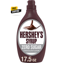 Hershey’s Zero Sugar Chocolate Syrup, Bottle 17.5 oz