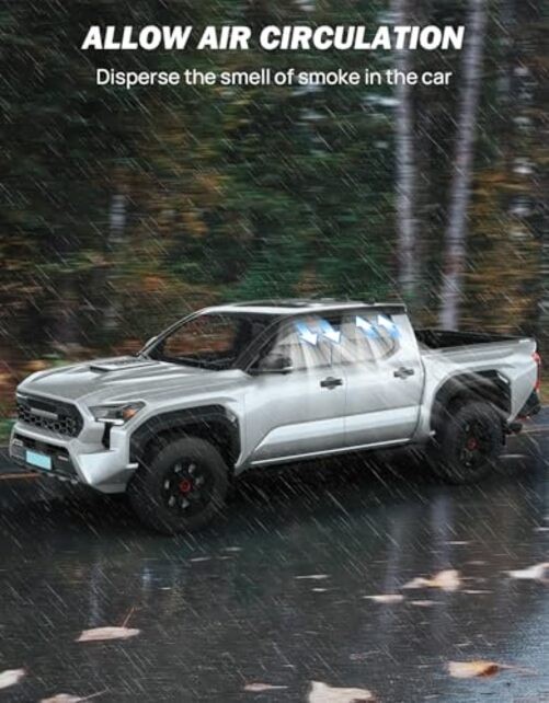 Low Profile Rain Guards Compatible with 2024 2025 2026 Tacoma Double Cab gallery