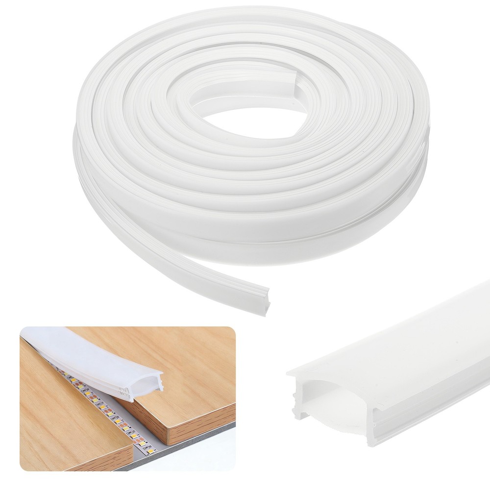 32.8ft/10m LED Diffuser Channel, 20x14mm Silicone LED Channel System