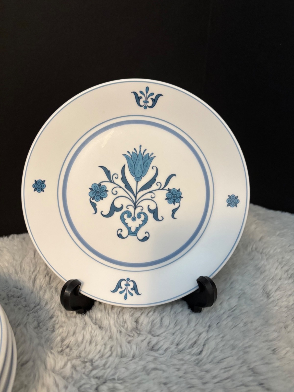 Vintage Noritake Progression Blue Haven 6 3/8" Bread Plate Set of 5 gallery