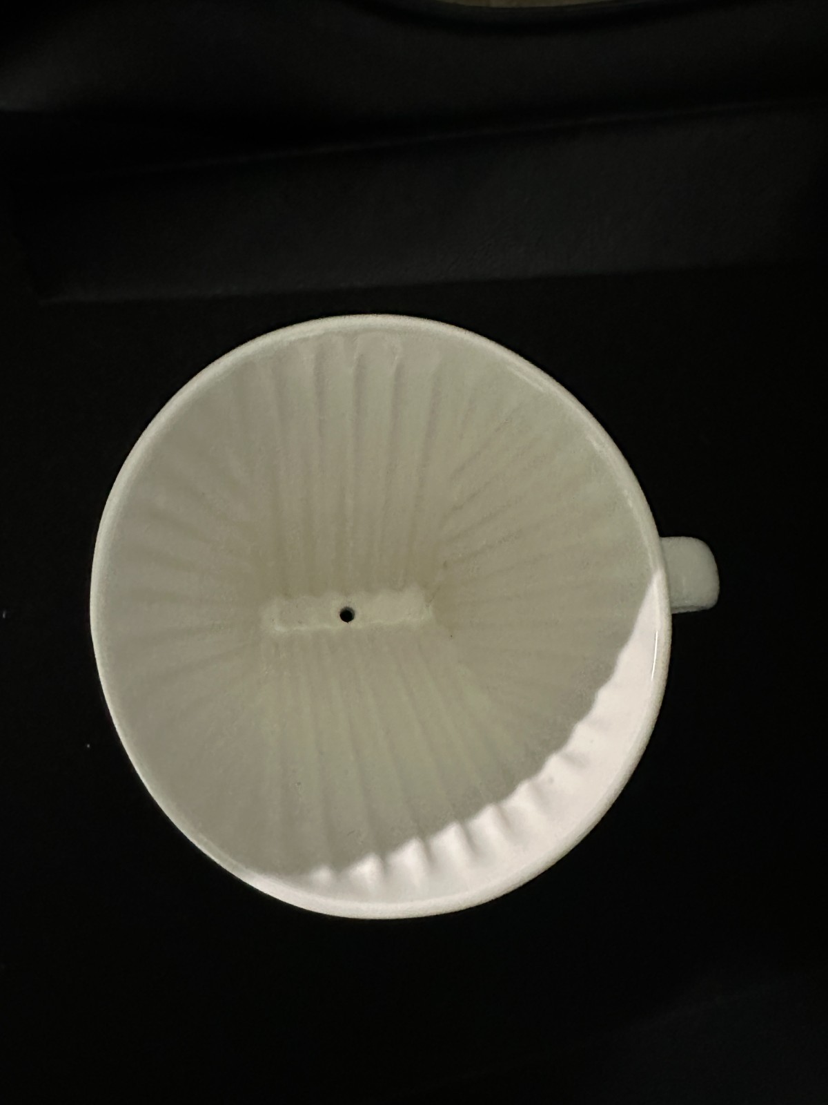 MUJI Beige Porcelain Coffee Dripper for one cup very good gallery