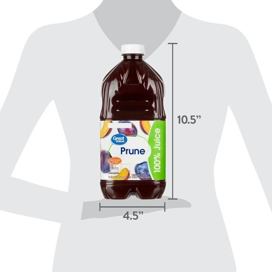 Great Value 100% Prune Juice, 64 fl oz (2 pack) gallery