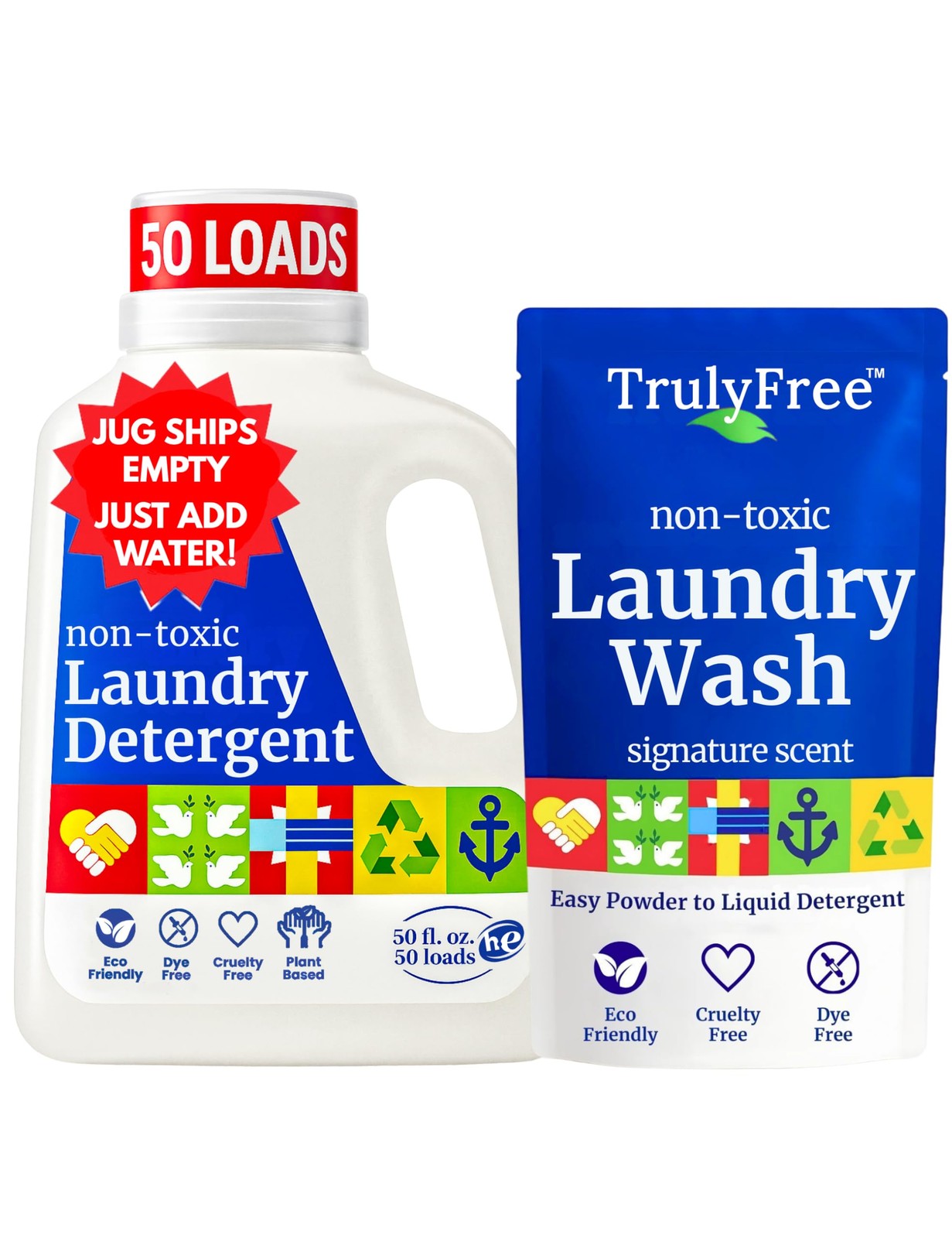 Natural Laundry Detergent for Sensitive Skin | Eco Friendly, Plant Based, Bab... gallery