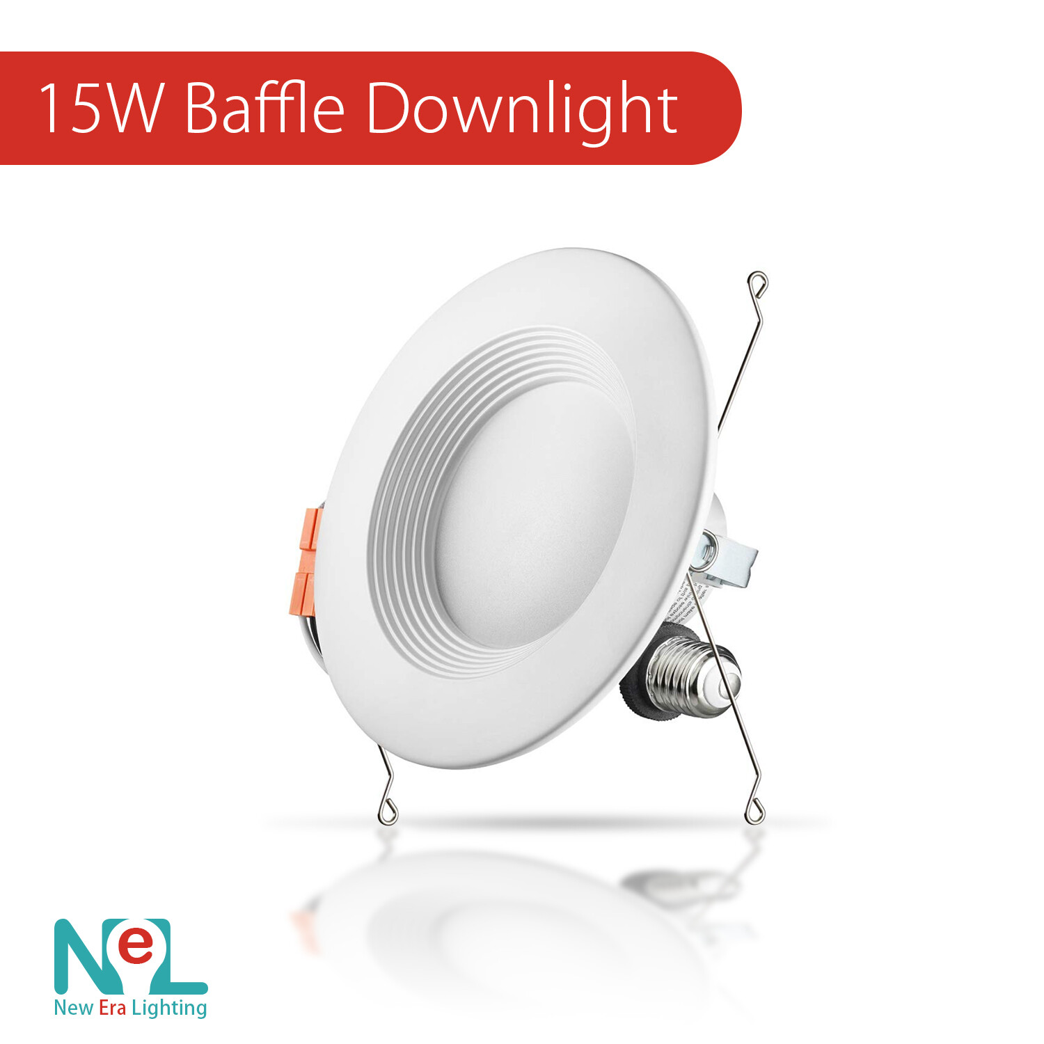 1-72 X 5/6 inch 15W Recessed DownLight Baffle LED Dimmable Retrofit gallery