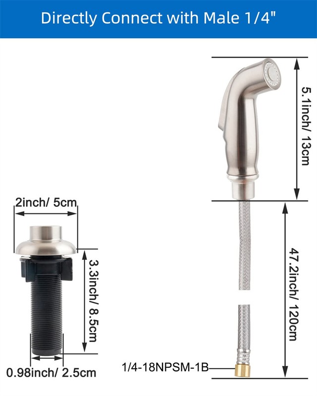 Kitchen Side Sprayer,Kitchen Sink Sprayer Replacement,Kitchen Sink Spray Head gallery