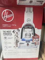 Hoover PowerDash Pet Compact Carpet Cleaner Lightweight White/Red/Blue FH50712