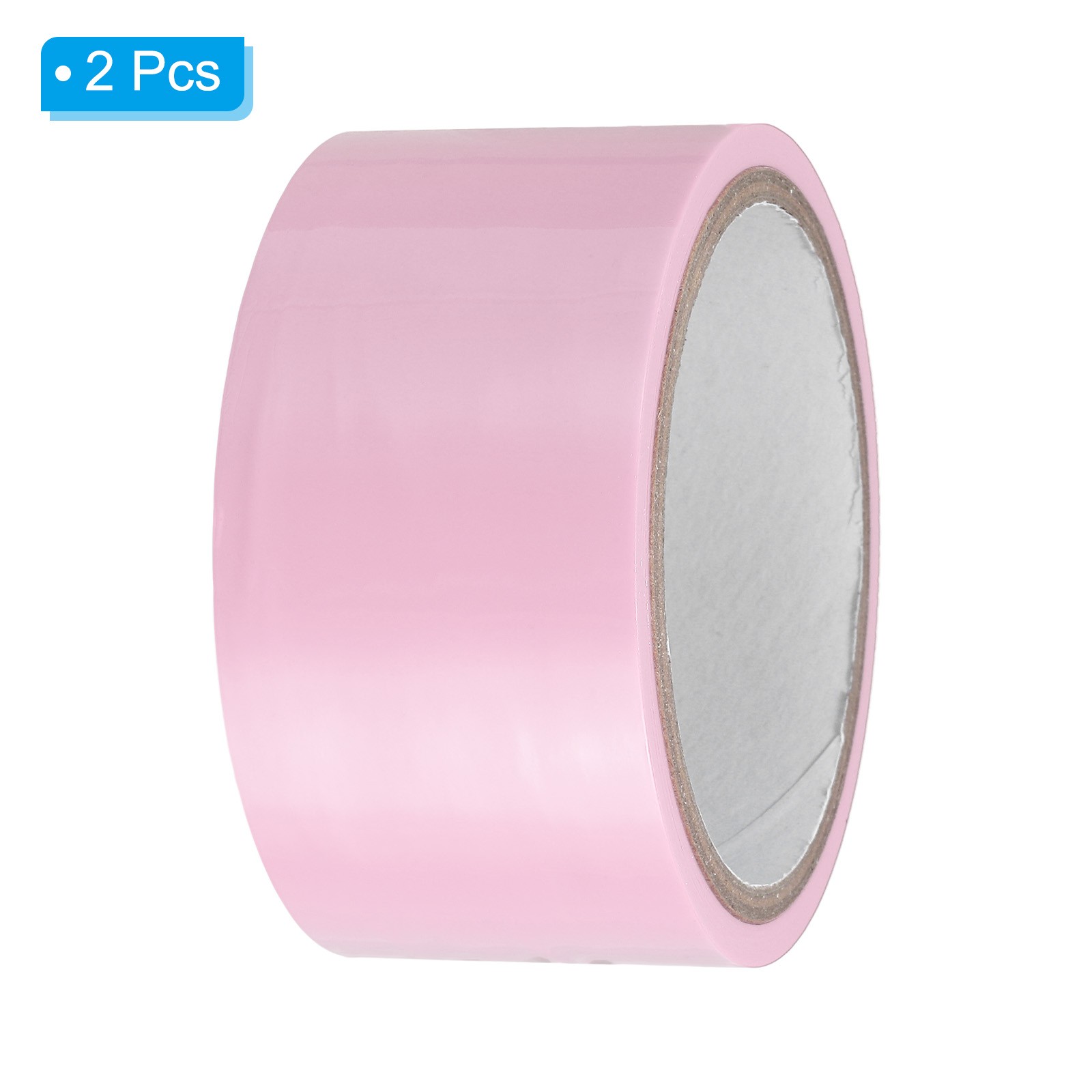 Non Stick Static Tapes 2 in x 50 Ft, 2 Roll Duct Tape for Organizing Cable Pink gallery